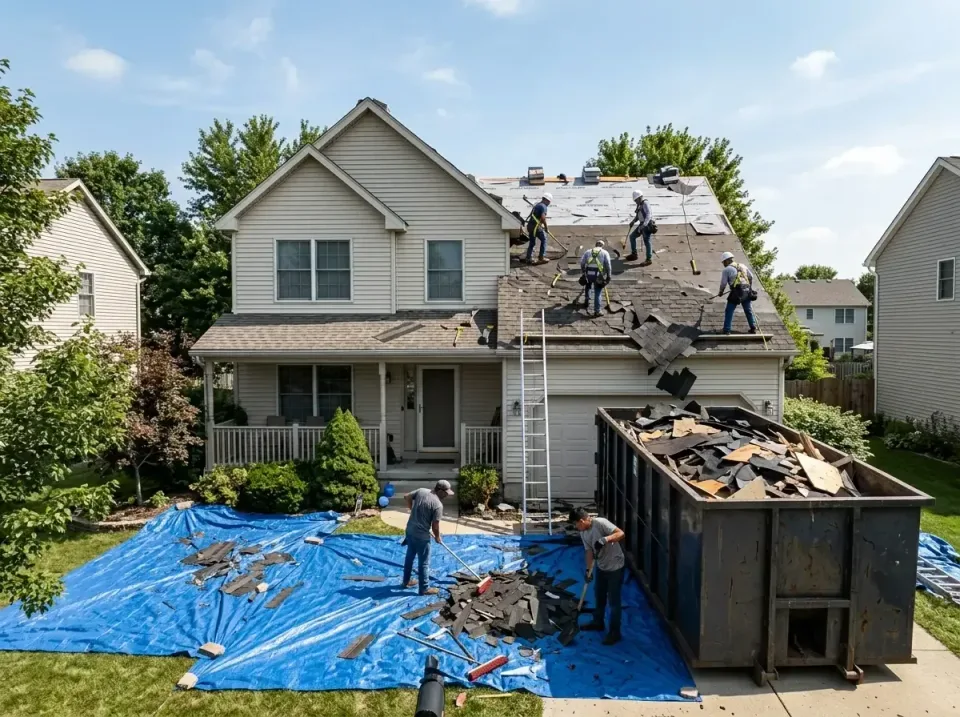 roof-replacement-debris-remova-004 — frequently asked questions, Cheapest Dumpster Rentals in Freeburg, IL